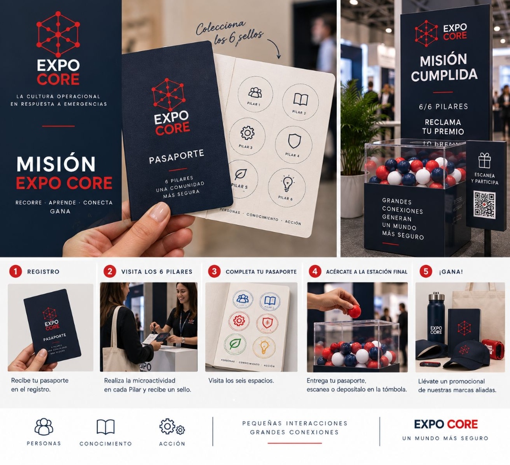 Misión Expo CoRe — Pasaporte 6 Pilares